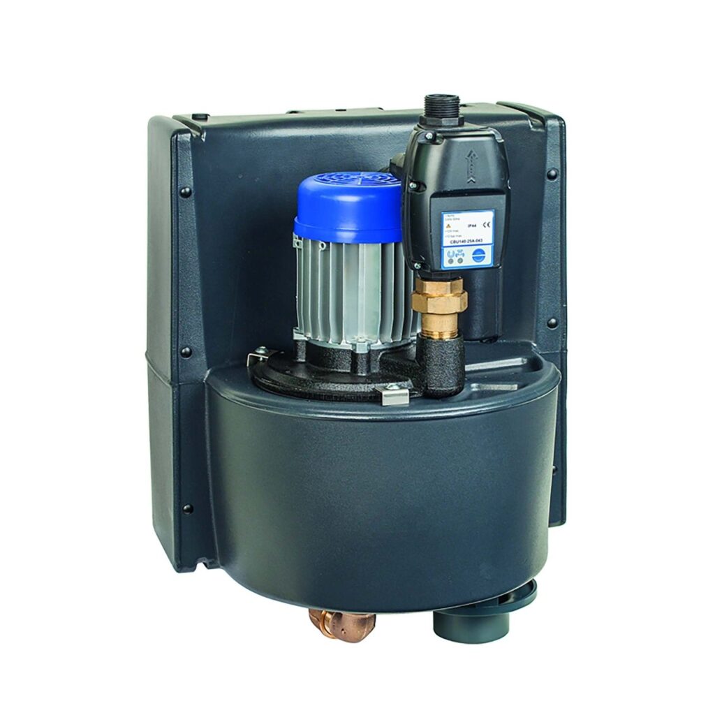 CBU140 kompakti takaisinvirtauksen estin pumpulla ja ilmavälillä
